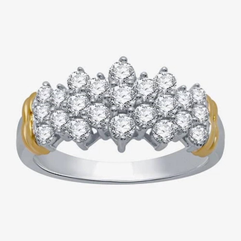 1 CT. T.W. Diamond 10K Two-Tone Gold Ring 